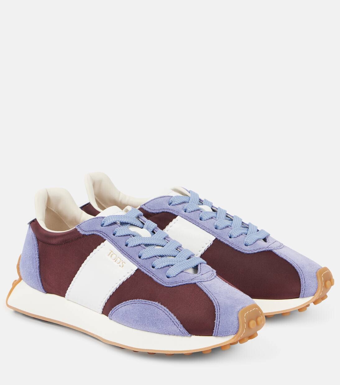 Кроссовки T Vintage с замшевой отделкой Tod'S, цвет provenza
