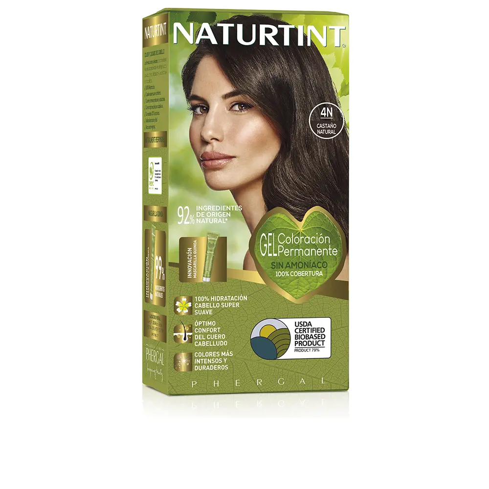 

Краска для волос Naturtint Naturtint, цвет 4N castaño natural, 170 мл.