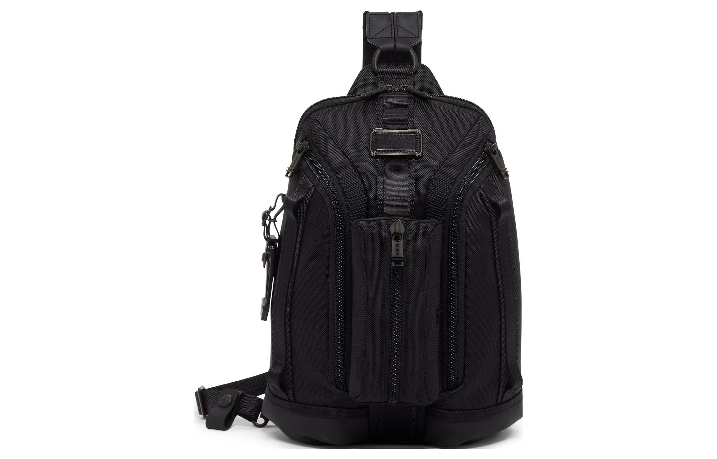 

TUMI Нейлоновый поясной рюкзак мужской черный