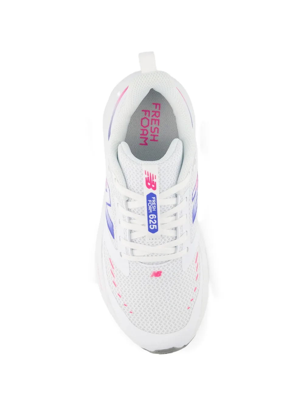 Кроссовки 625 с омбре-логотипом и шнуровкой New Balance Kids, белый — фото 4