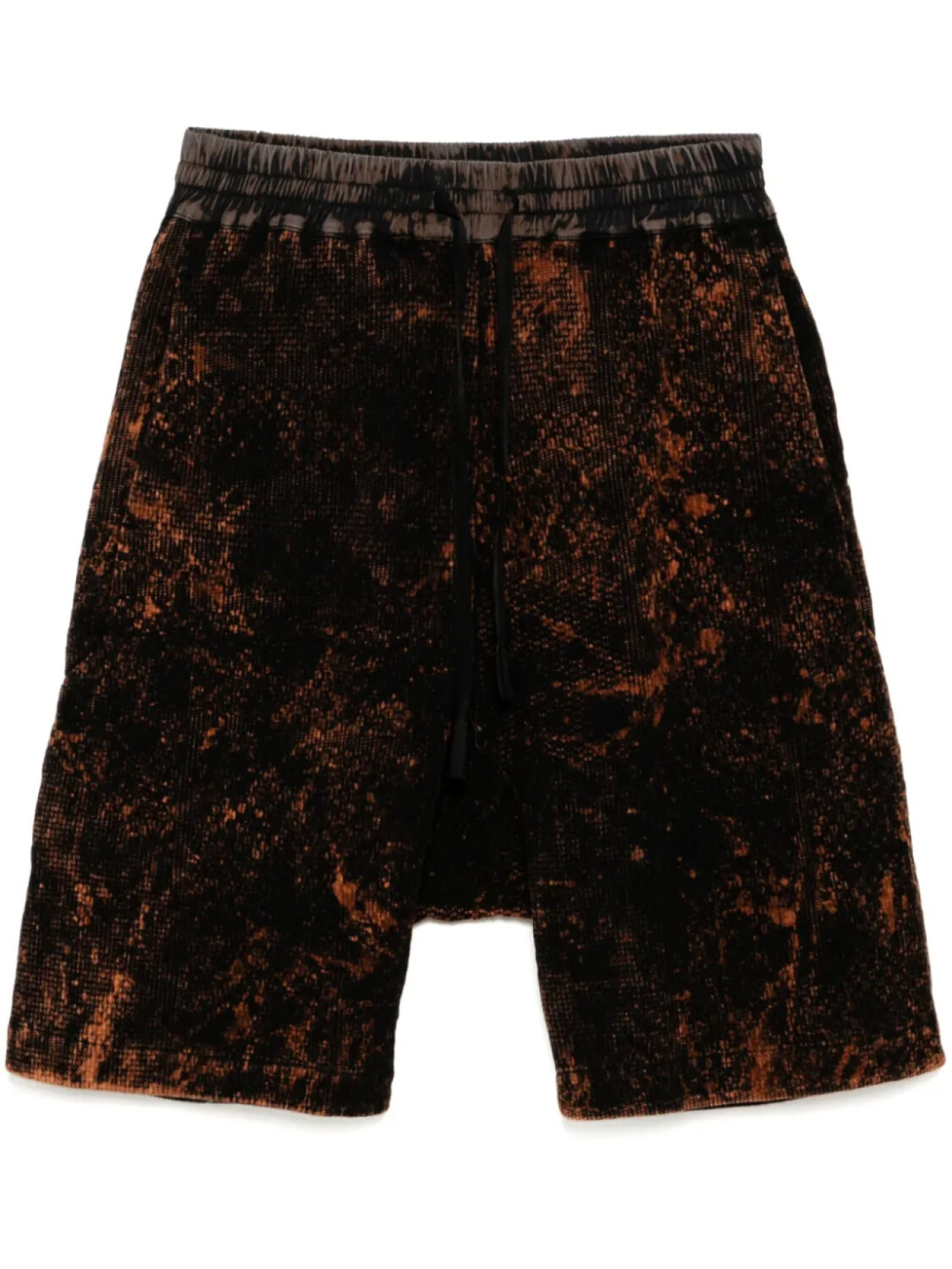 

Шорты из хлопка Stain Shade с заниженным шаговым швом, коричневый