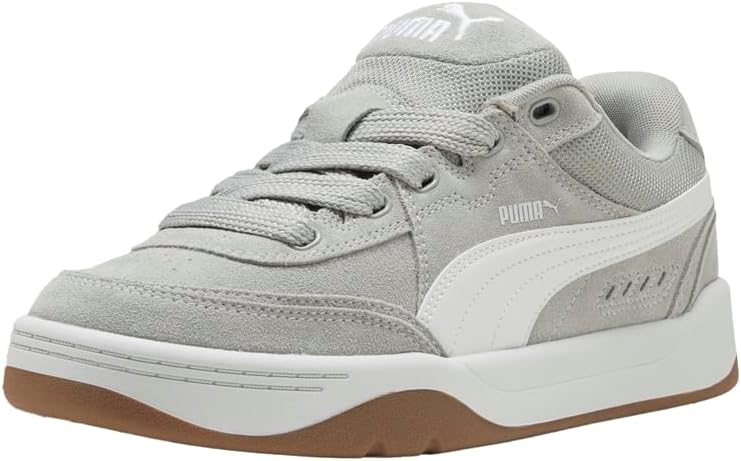 Мужские кроссовки PUMA Park Lifestyle Sk8 с шнуровкой для повседневной носки - серые — фото 2