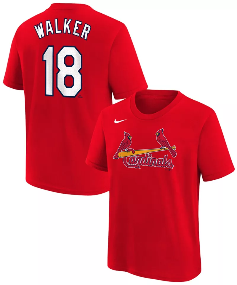 

Красная домашняя футболка Nike Youth St. Louis Cardinals Jordan Walker #18