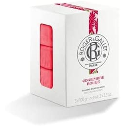 

Мыло Gingembre Rouge 100 г — упаковка из 3 шт., Roger & Gallet