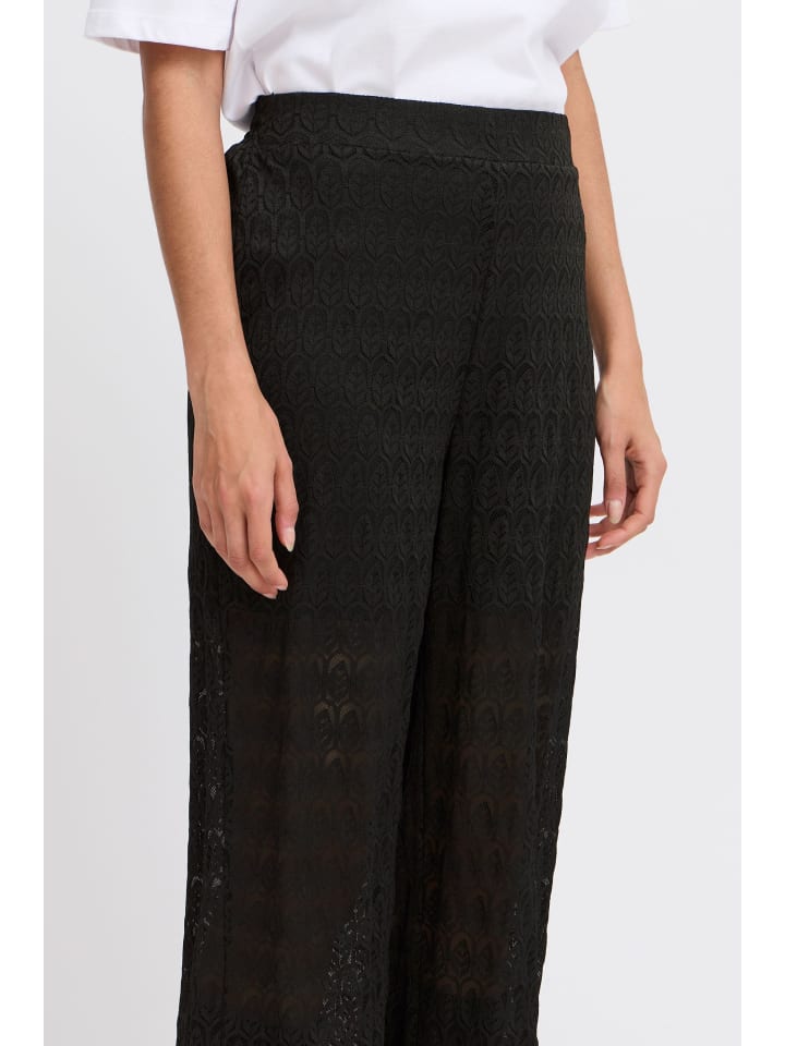 

B. young Повседневные брюки BYRUBI свободного кроя, черные