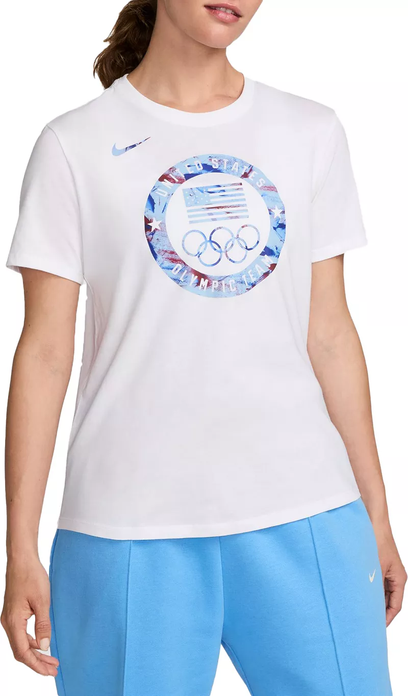 

Женская футболка Nike Team USA Essentials, белый