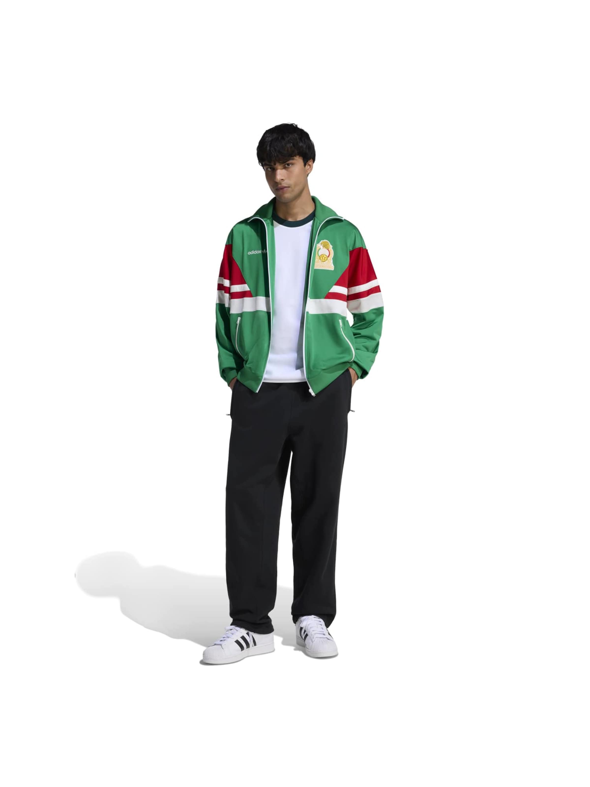 Adidas Performance Спортивная куртка 'Mexiko Track Top 1986' в зеленом цвете — фото 3