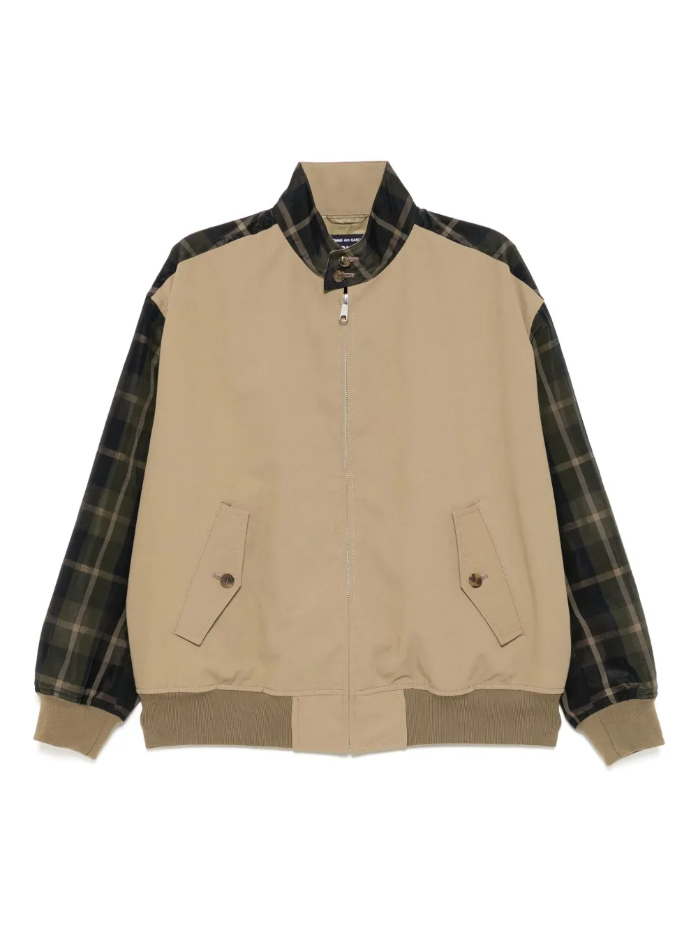 

Клетчатая куртка на молнии Comme des Garçons Homme, нейтральный