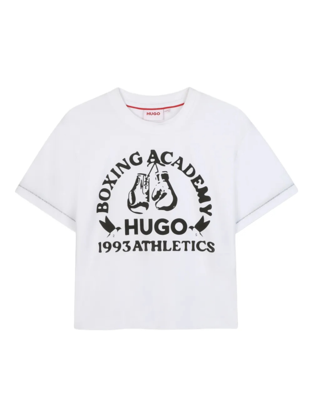

HUGO KIDS футболка с графичным принтом, белый