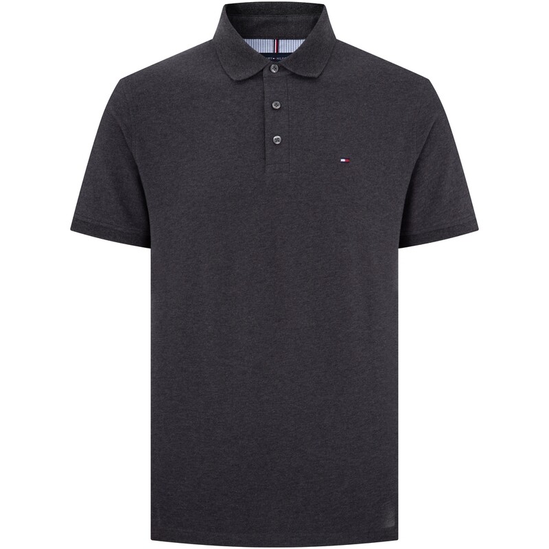 

Рубашка поло мужская темно-серая P7I Tommy Hilfiger, темно-серый