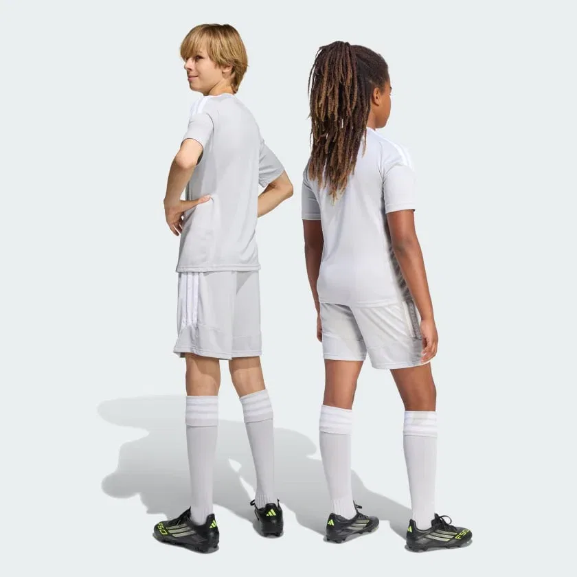 Детские шорты adidas Tiro26 League Kids, Team Light Grey / White — фото 2