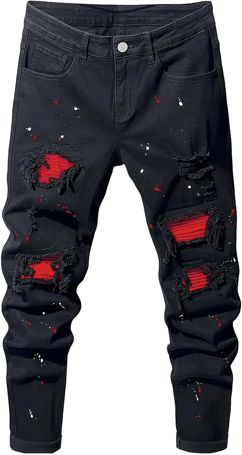 Джинсы прямого кроя Carpenter Pants, Red