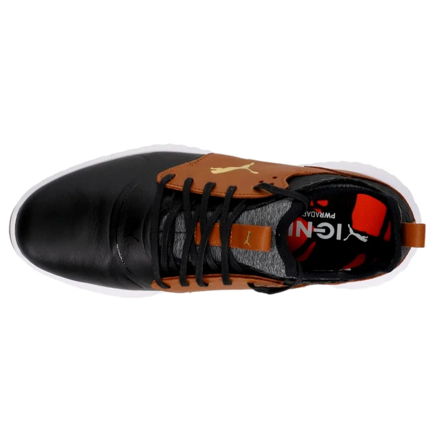 Мужские кроссовки Puma Ignite PWRAdapt черно-коричневые 193825-02 — фото 3