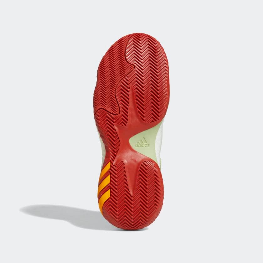 Мужские кроссовки Adidas Harden Vol 6, белый/красный — фото 3