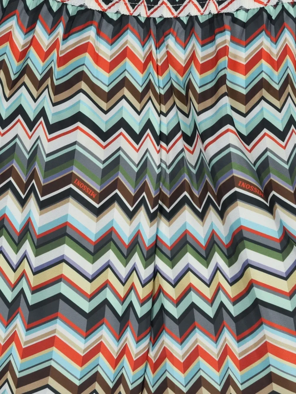Плавательные шорты с зигзагообразным узором Missoni Kids, синий — фото 3
