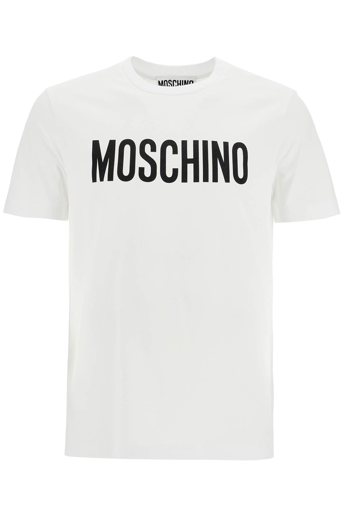

Мужская футболка Moschino с принтом логотипа, белый