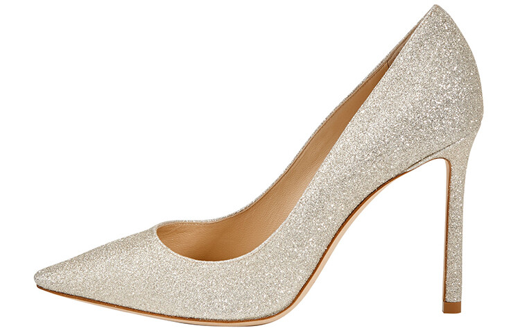 Туфли Jimmy Choo Romy High Heels Women's White Gold