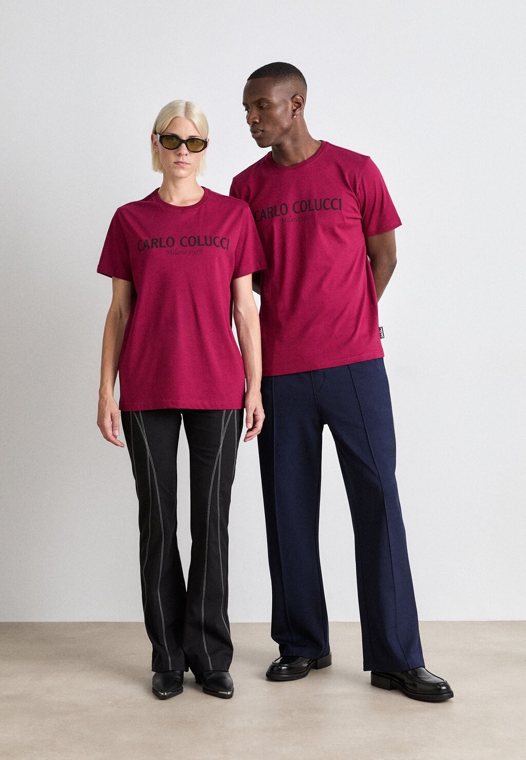 

Футболка с набивным рисунком UNISEX Carlo Colucci, розовый