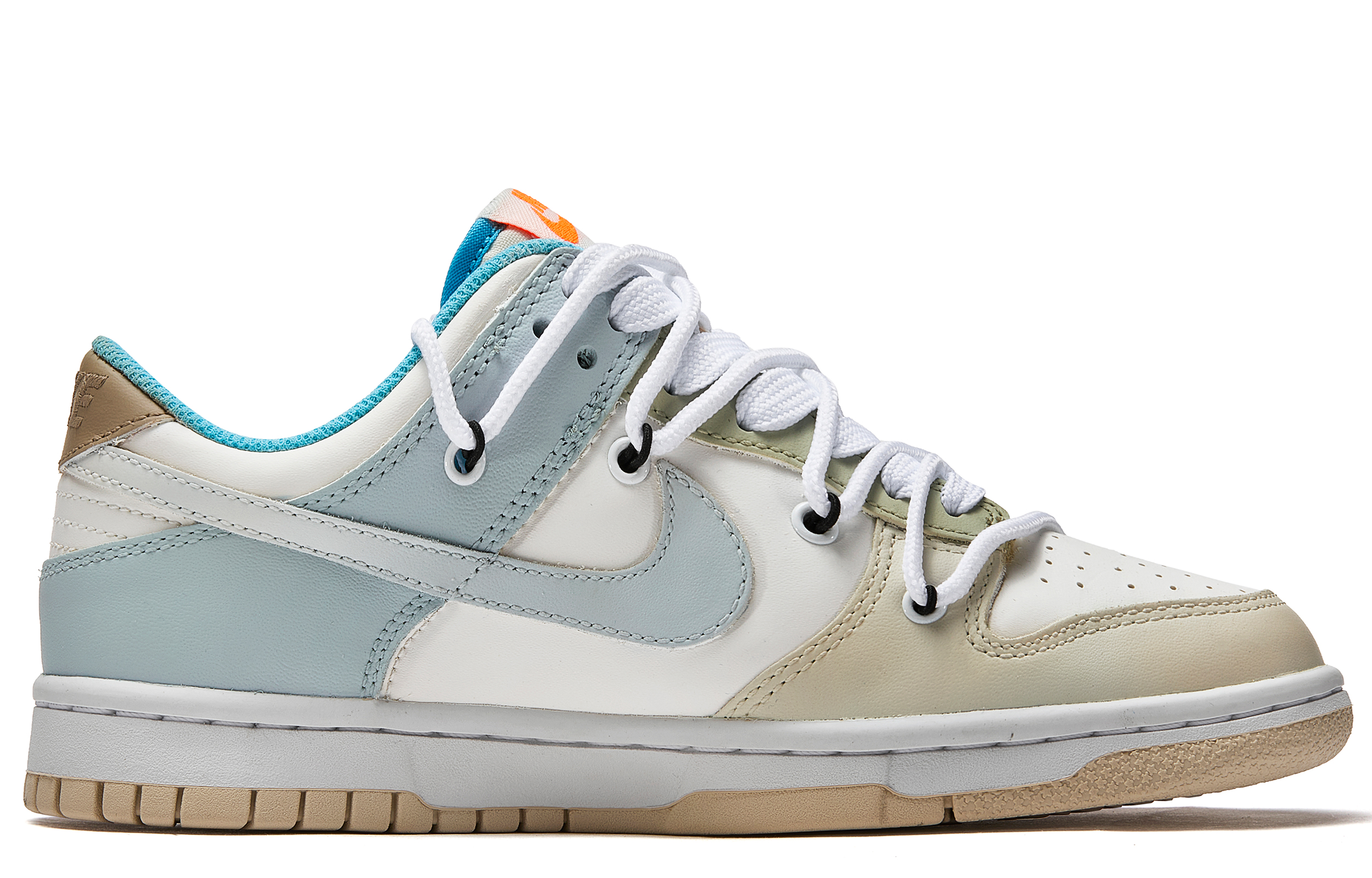 

Кроссовки Nike Dunk Skateboarding Shoes Women's Low-top Green/White, светло-зеленый