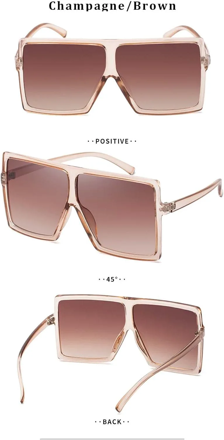 

Солнцезащитные очки XINXIN в крупной оправе для мужчин и женщин, для активного отдыха, вечеринок, уличной фотосъемки, отпуска и пляжа (Цвет: I, Размер: Средний), I