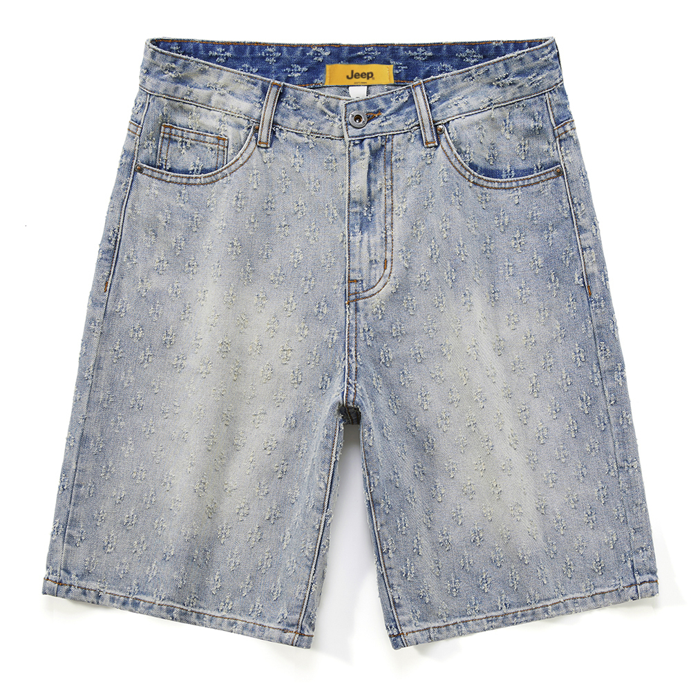 

Jeep Джинсовые шорты мужские синие тонкие