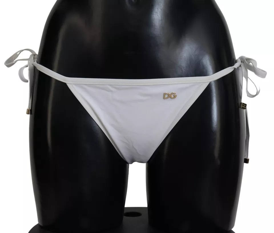 

Белый DG Logo Beachwear Купальники Бикини Боттом Dolce & Gabbana