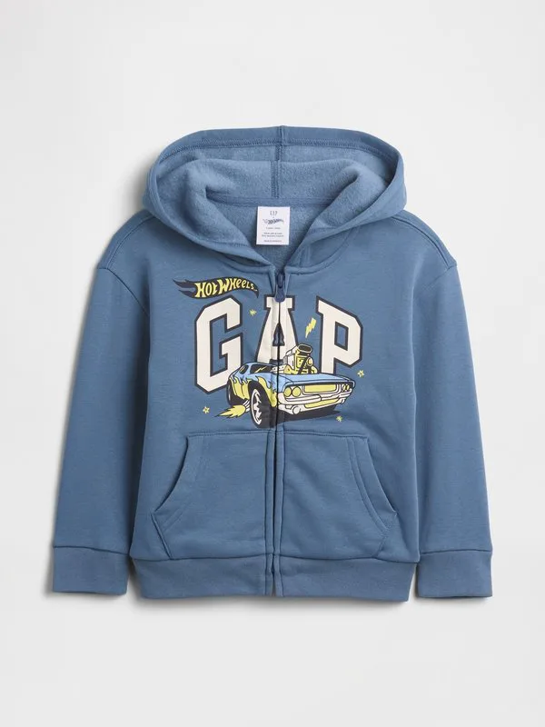 Babygap | толстовка на молнии с логотипом hot wheels Gap, Bainbridge Blue