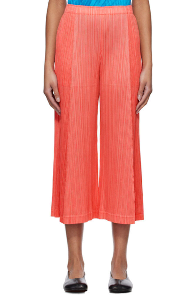 

Розовые утолщенные брюки 1 PLEATS PLEASE ISSEY MIYAKE