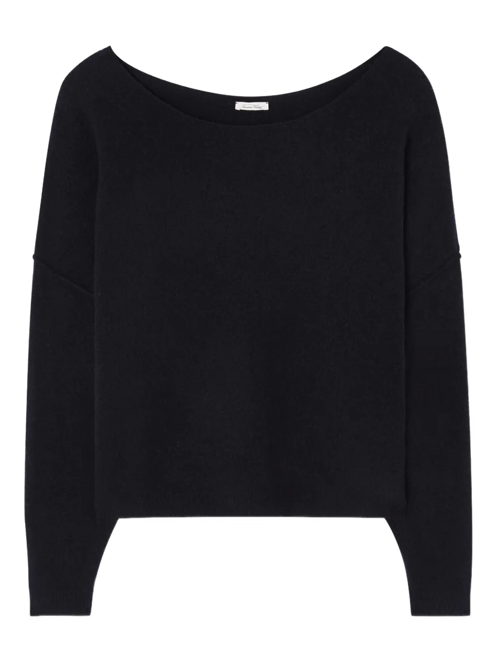 

Свитер Damsville с вырезом-лодочкой American Vintage, черный