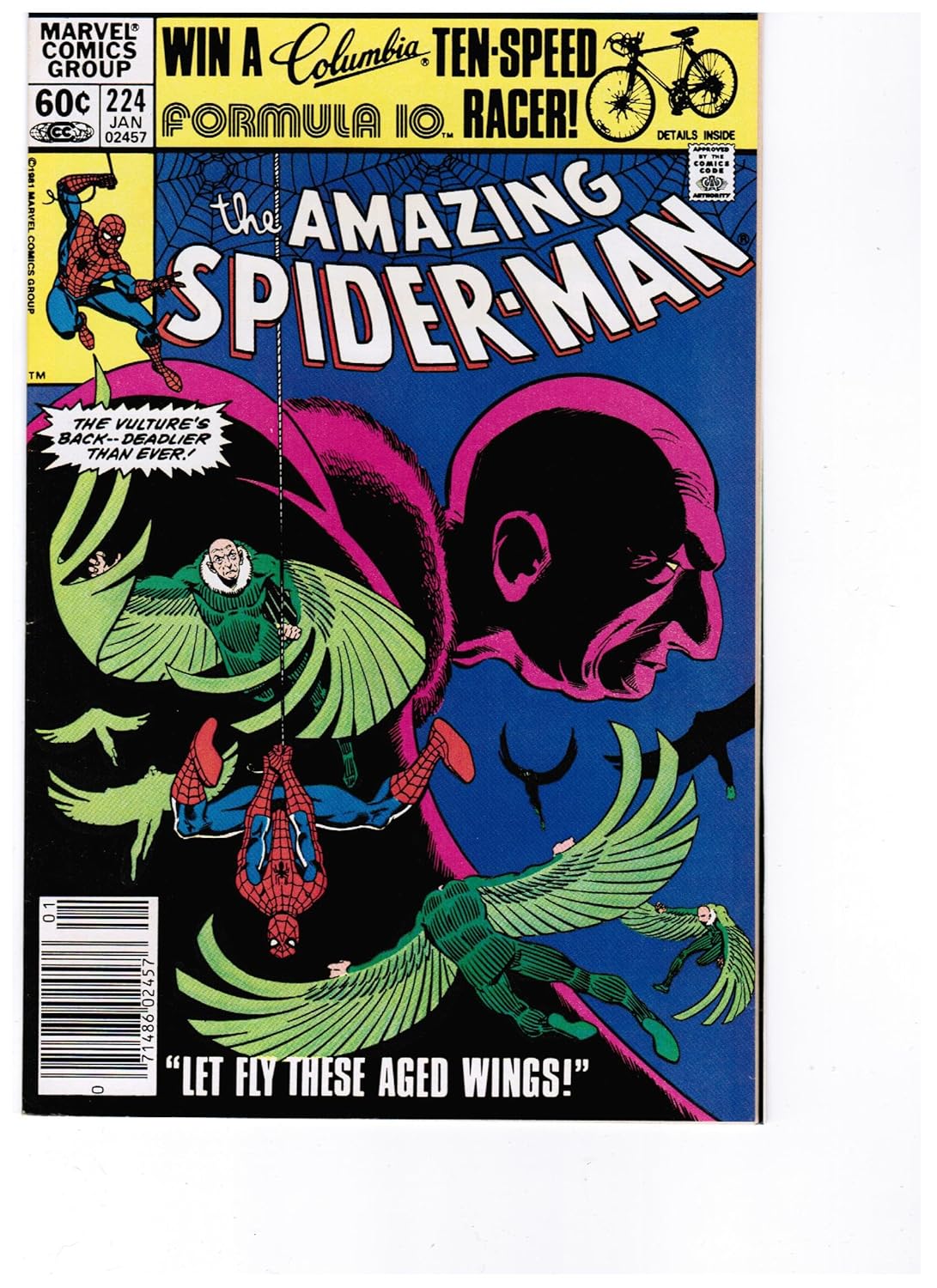 

Amazing Spider-Man #224 (The Vulture Appearance) (Marvel Comics)