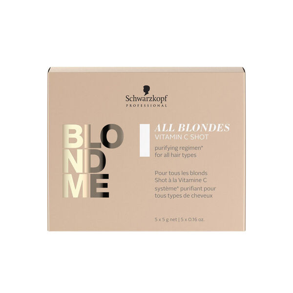 

Очищающее средство с витамином С для светлых волос, 5x5 г Schwarzkopf Professional Blondme all blondes