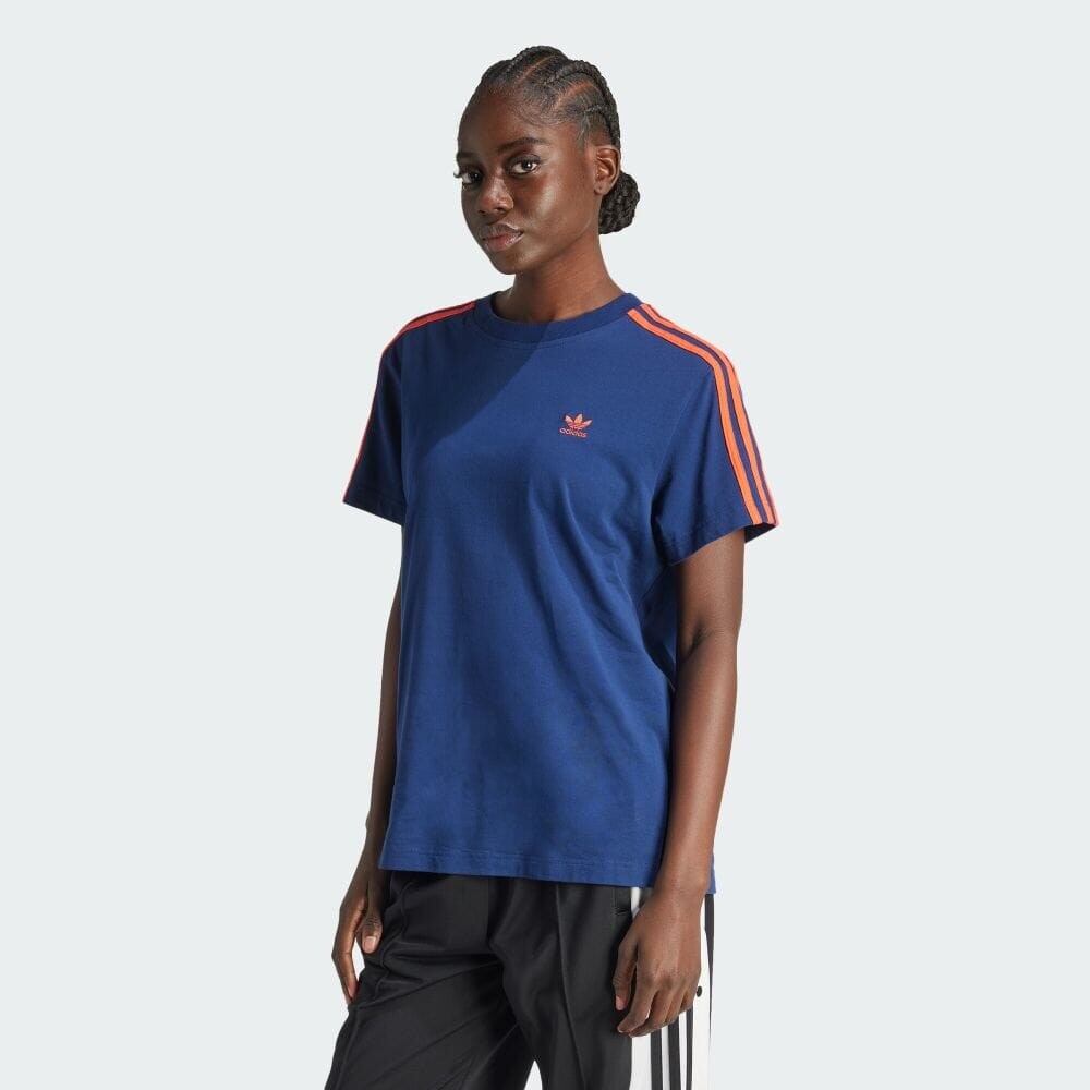 

Футболка Adidas Adibreak Back Print Short Sleeve T-Shirt, цвет Dark Blue/Bright Red