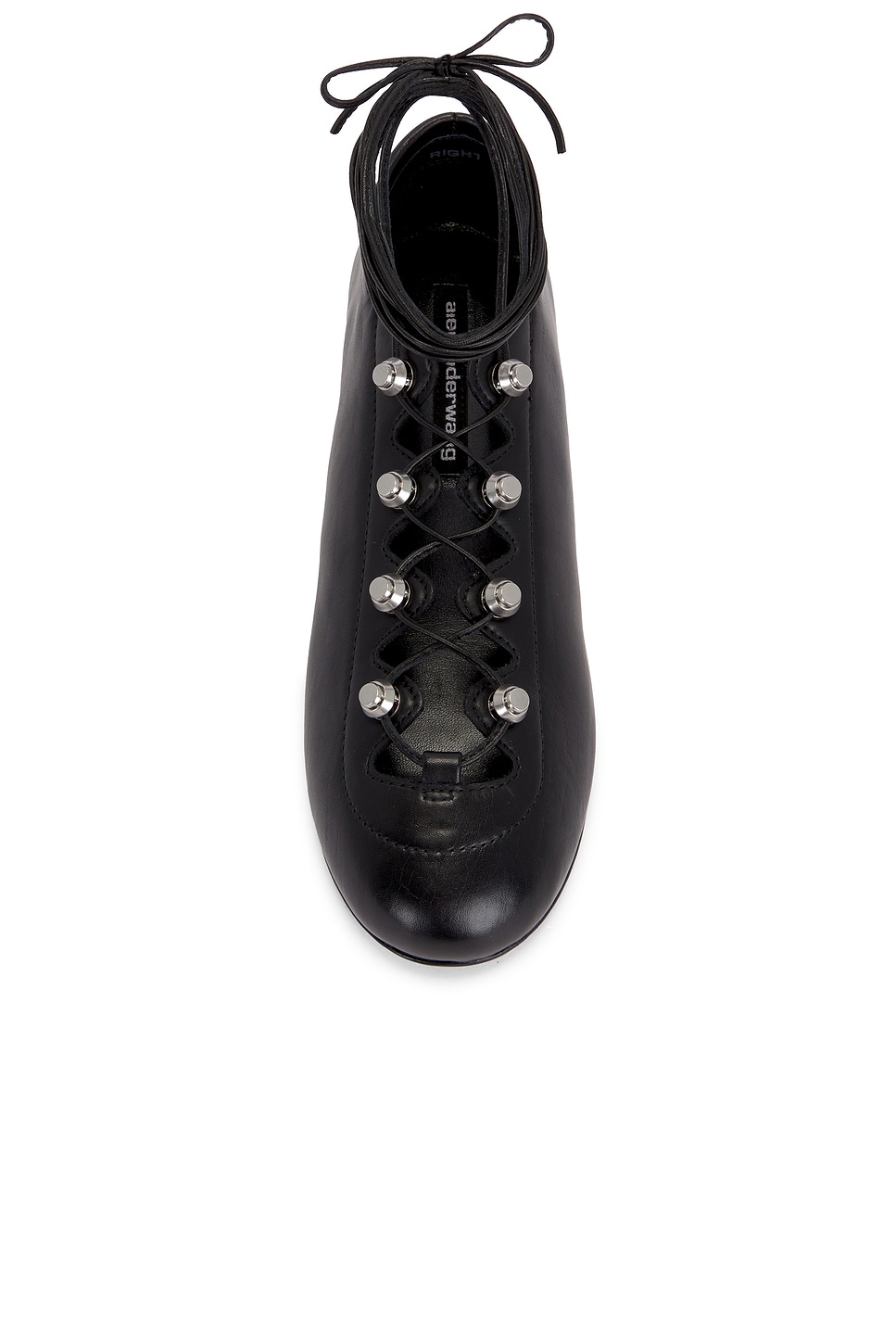 Vyolette Lace Up Балетки Alexander Wang, Black — фото 4