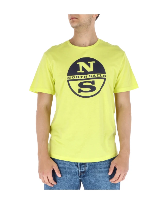 

Желтая футболка с короткими рукавами и принтом North Sails, желтый