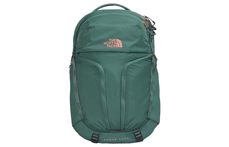 

THE NORTH FACE 31L Рюкзак с двойными лямками для активного отдыха из переработанного нейлона глубокого шалфея и темного кораллового металлика для женщин