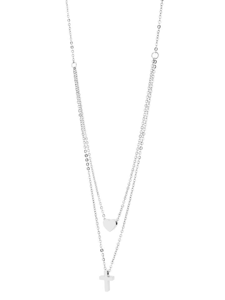 

Adeliás Женское колье с подвеской - из нержавеющей стали серебристого цвета