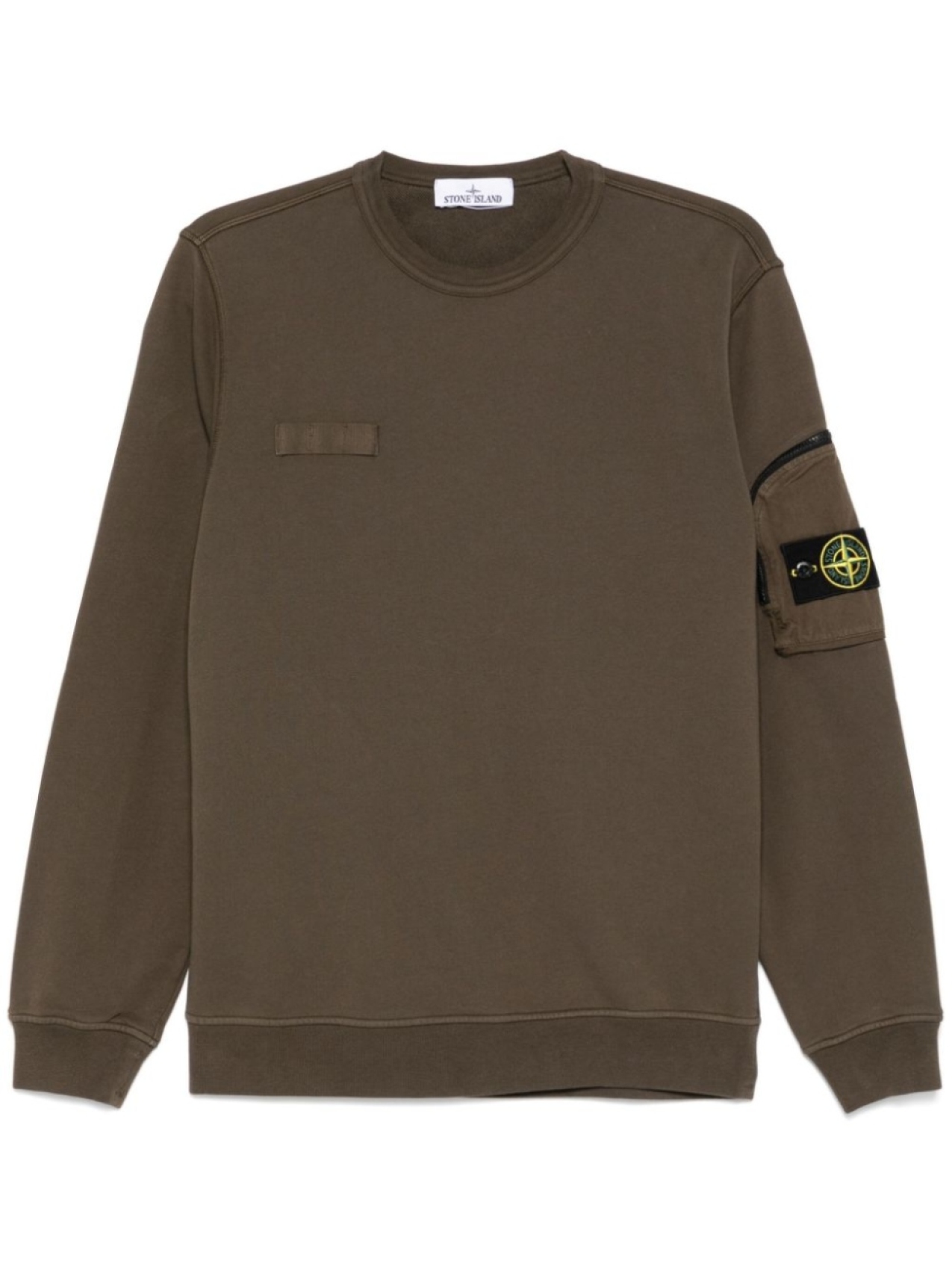 

Stone Island толстовка с логотипом Compass, зеленый