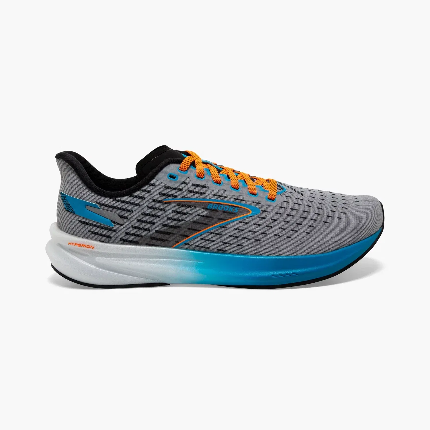 Мужские кроссовки Brooks Hyperion 110407-1D-020 серого цвета, цвета "атомный синий" — фото 2