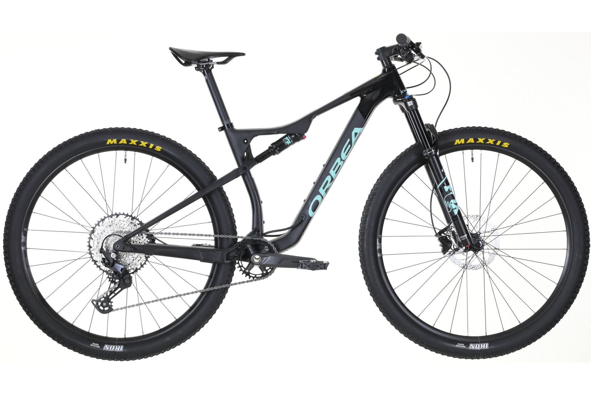 

Горный велосипед Orbea Oiz h30 - 29 дюймов - fully, schwarz | black (matt-gloss) - ice green (gloss)