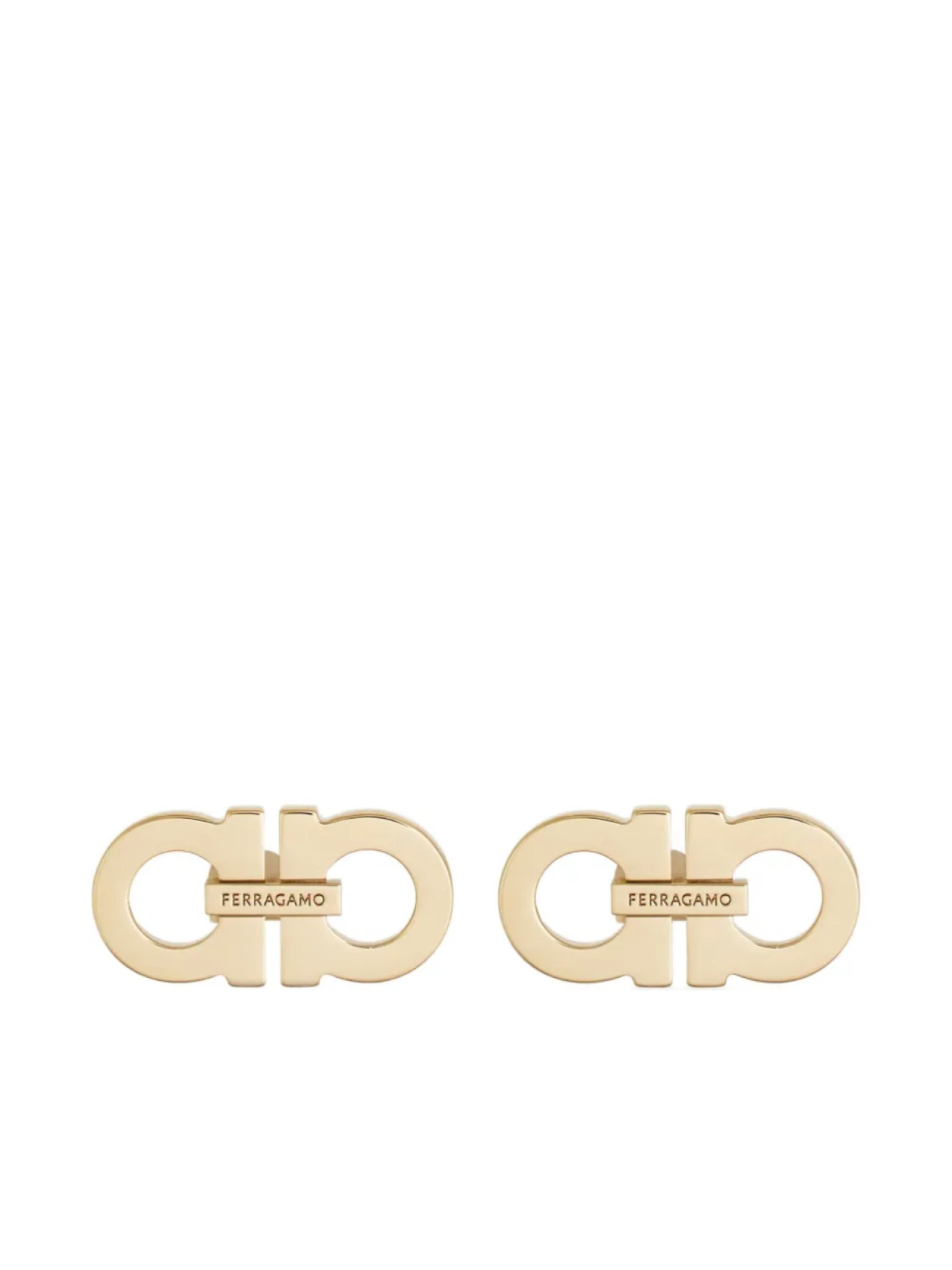 

Двойные серьги Ганчини Ferragamo, золотой