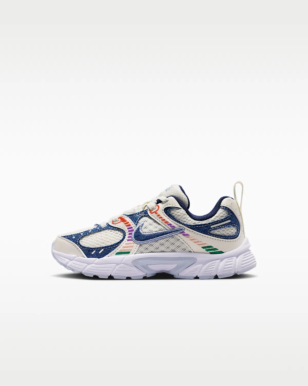 Детские кроссовки Nike V5 RNR, Soft Pearl/Blue Denim/Malachite/Midnight Navy