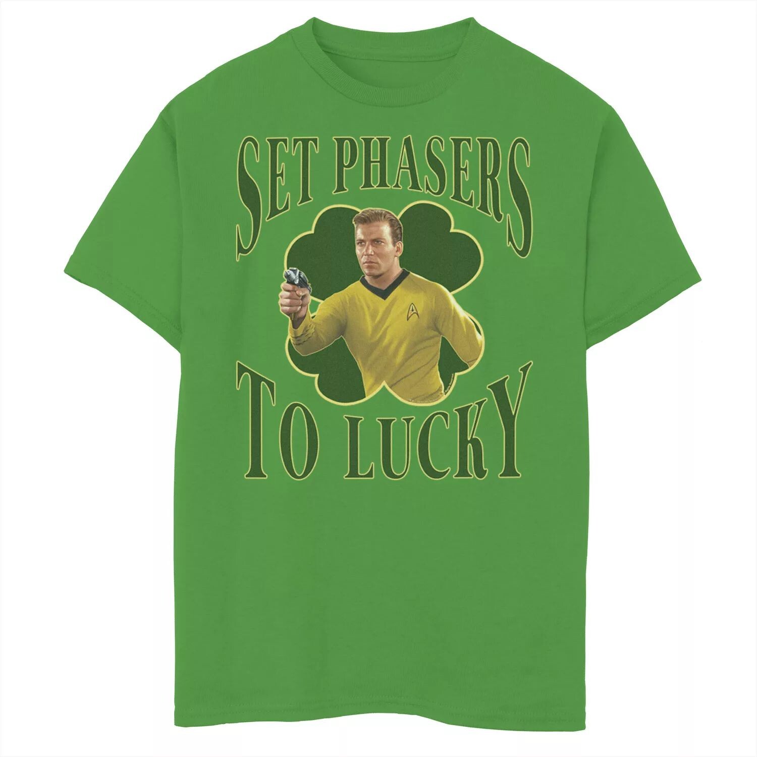 

Футболка St. Patty's Lucky с рисунком Star Trek Next Generation для мальчиков 8–20 лет Licensed Character