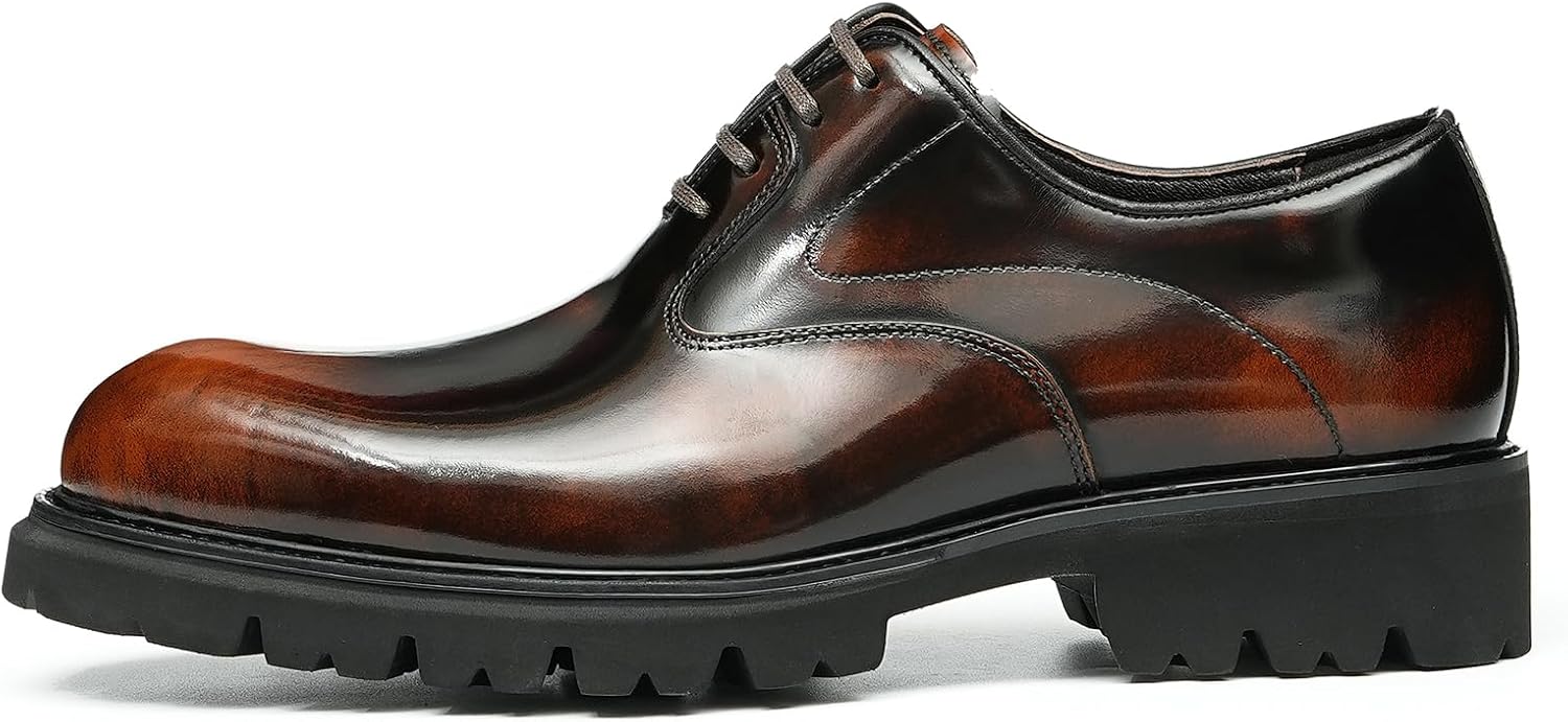 

Мужские оксфорды из кожи Neufboissee, коричневый