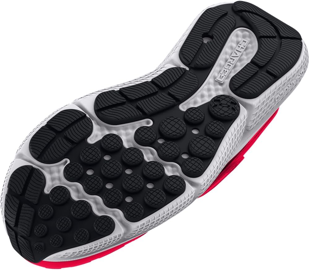 Детские кроссовки Under Armour Assert 10 с альтернативной застежкой, черный/красный — фото 3