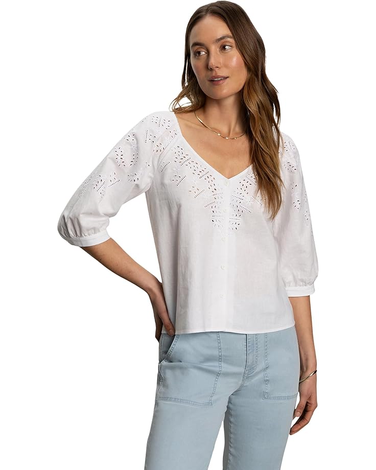 

Блуза Sanctuary Fallen Blooms Linen Blouse, белый