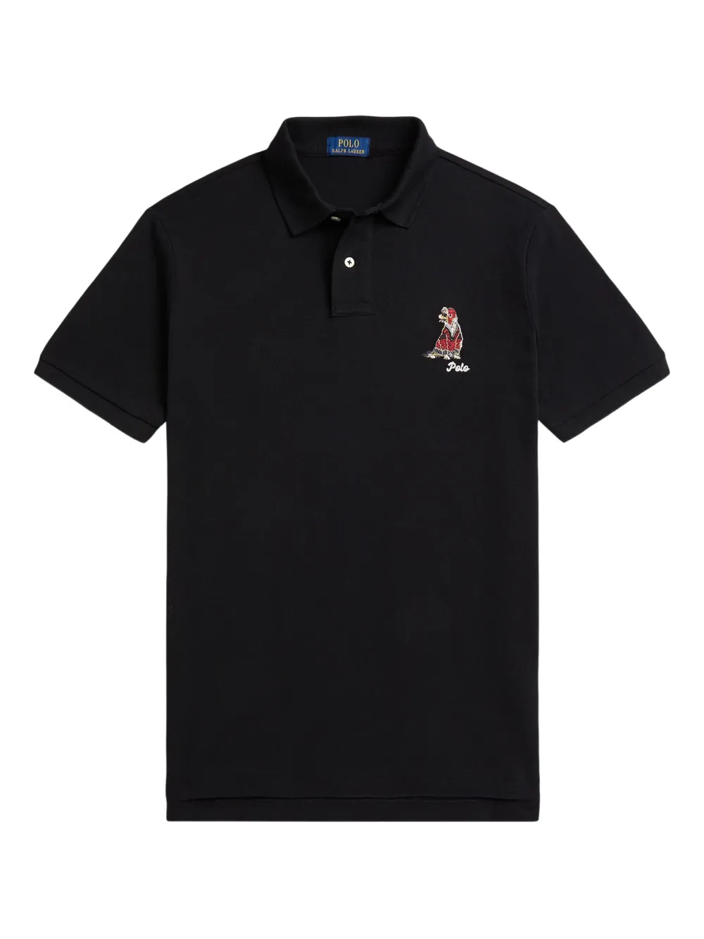 

Рубашка поло с вышивкой POLO RALPH LAUREN, черный