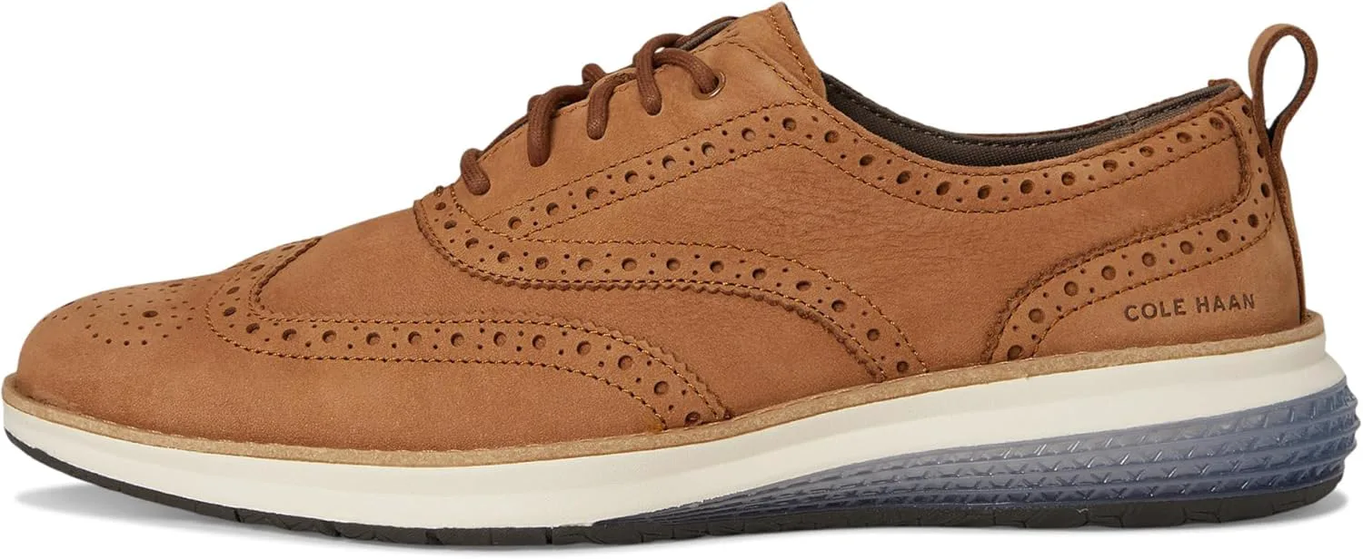 Мужские туфли Cole Haan Originalgrand Energyweave Wingtip, золотистый/синий/слоновая кость — фото 4