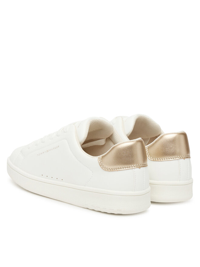 Кроссовки Low Cut Lace Up Sneaker T3A9-33976-1355 D Tommy Hilfiger, белый — фото 3