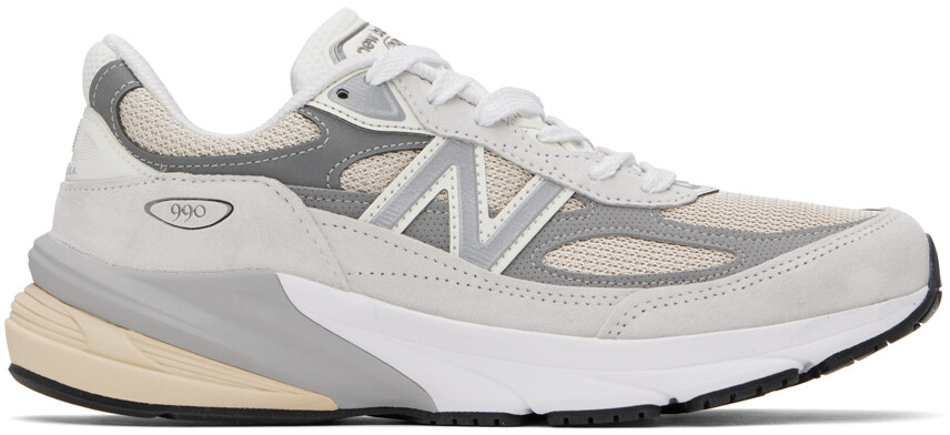 

Серые кроссовки «Сделано в США» 990v6 New Balance, Reflection/Marblehead