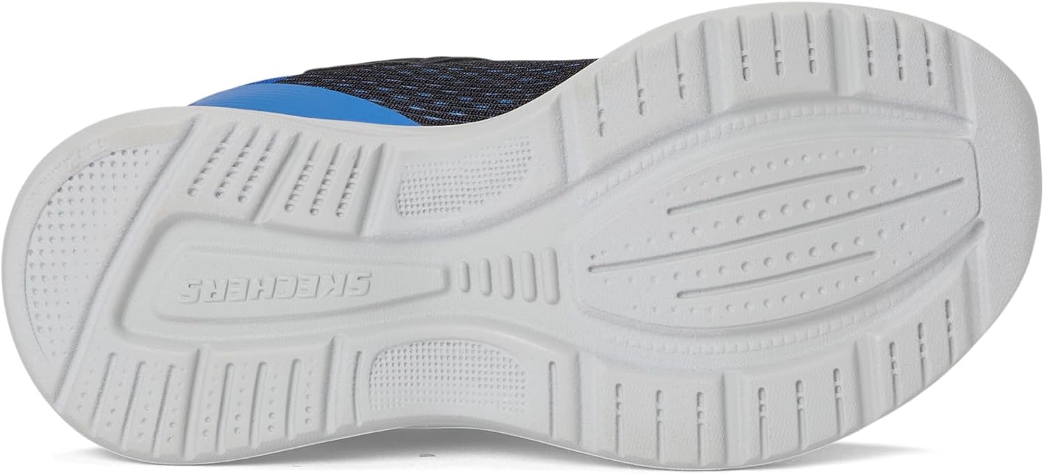 Кроссовки Skechers для мальчиков Microspec Max Advance-Squad-p, черный/синий — фото 3